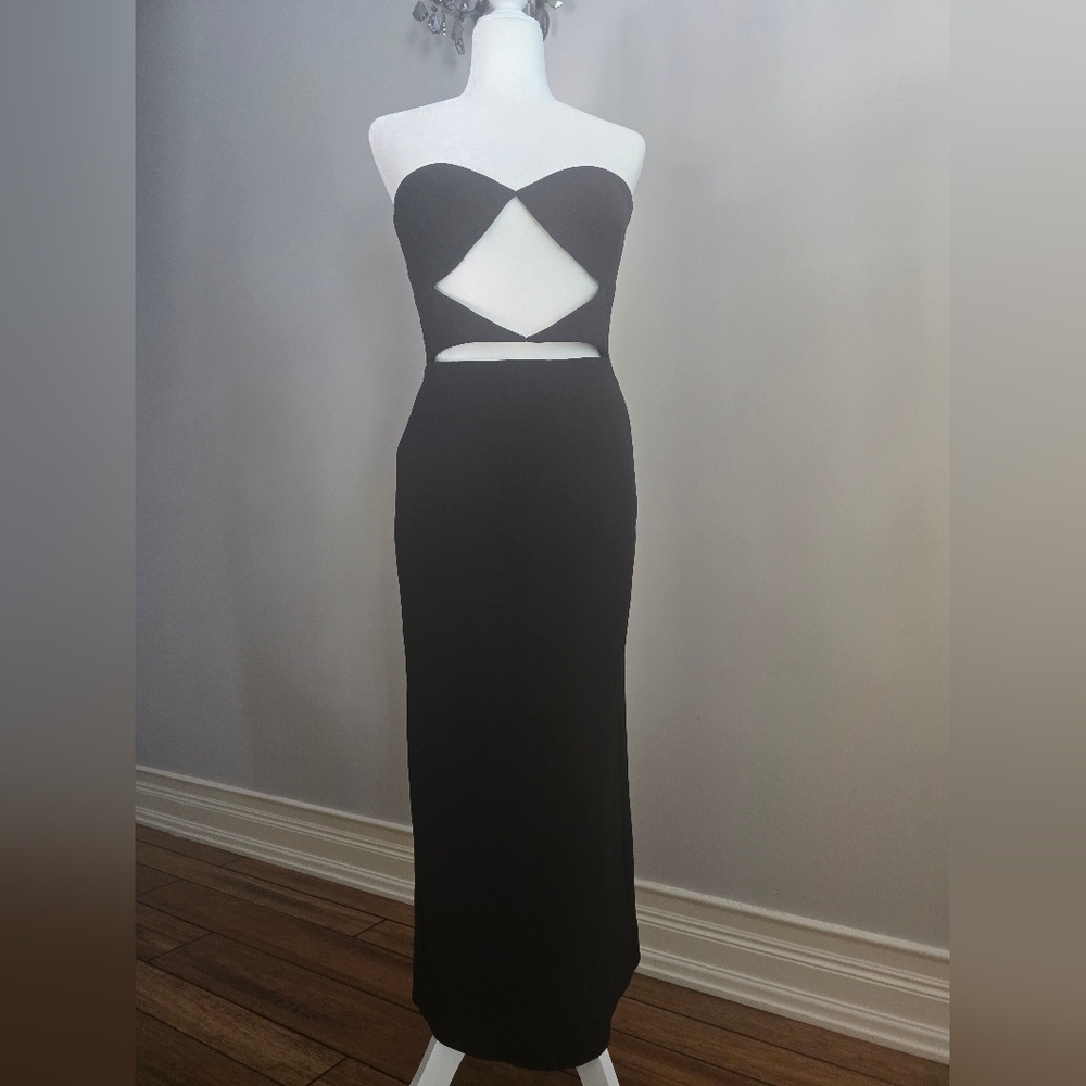 Alex Perry Black Dress with Sleek Silhouette